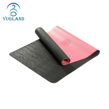 Fábrica de Yugland directamente no slip PU Yoga Mats de goma natural de goma